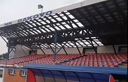 VIDEO Olujno nevrijeme oštetilo stadion hrvatskog niželigaša: Nažalost, priroda je neumoljiva