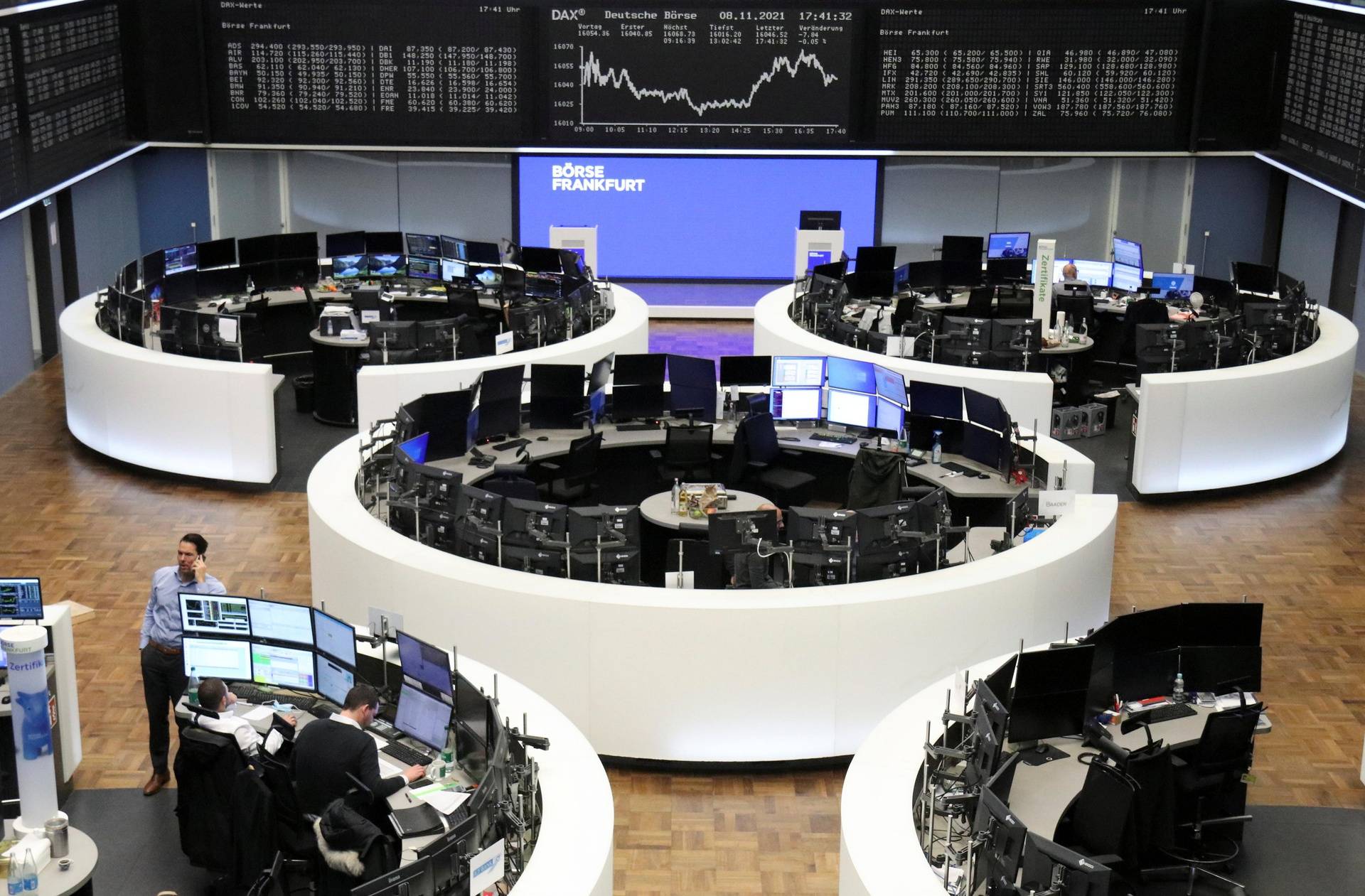 German share price index DAX graph is pictured at the stock exchange in Frankfurt