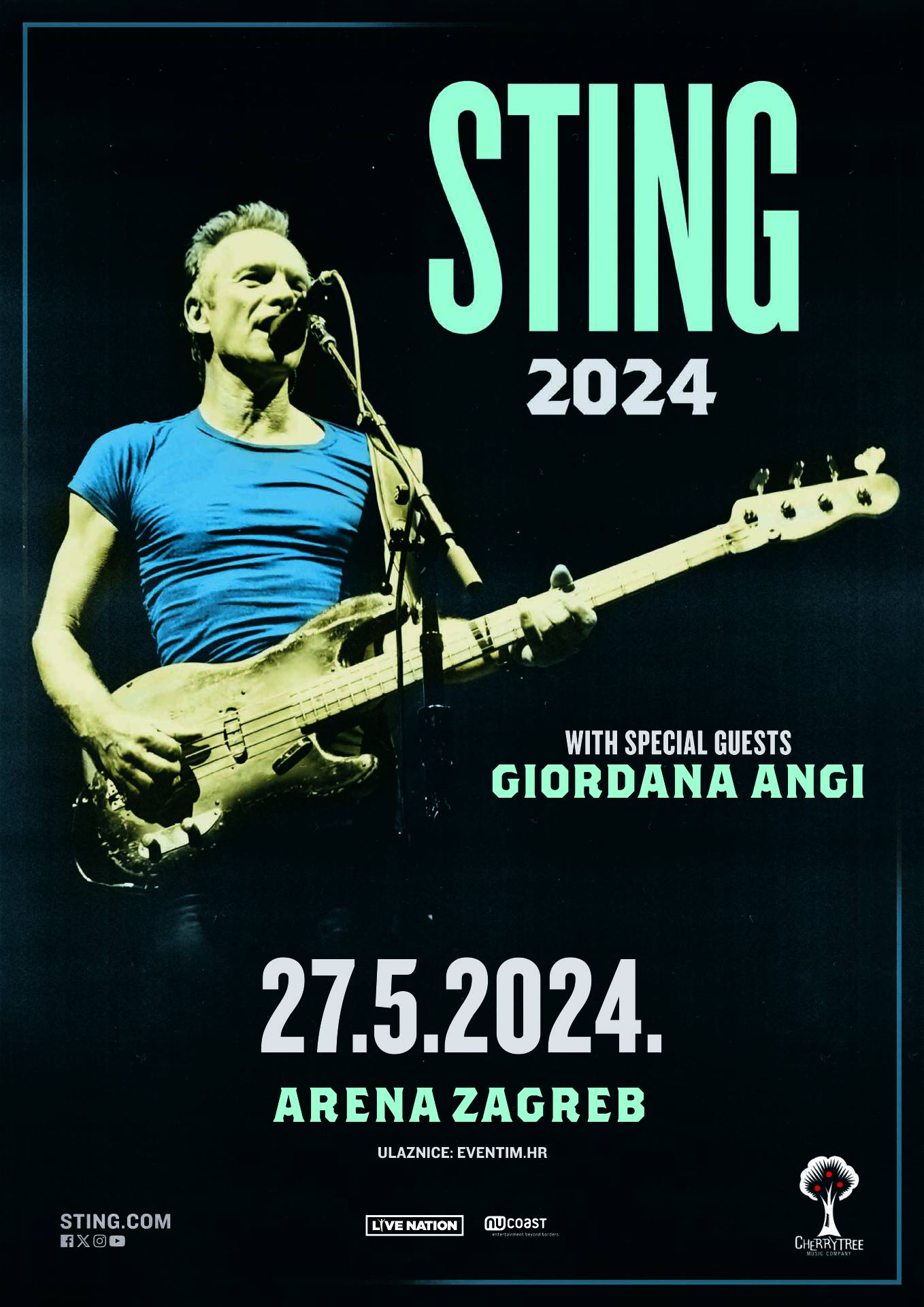 Sting uskoro stiže u zagrebačku Arenu, a dovodi i novi bend