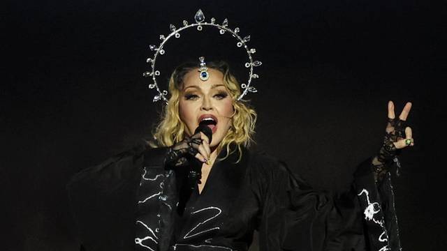 Madonna's concert at Copacabana beach, in Rio de Janeiro