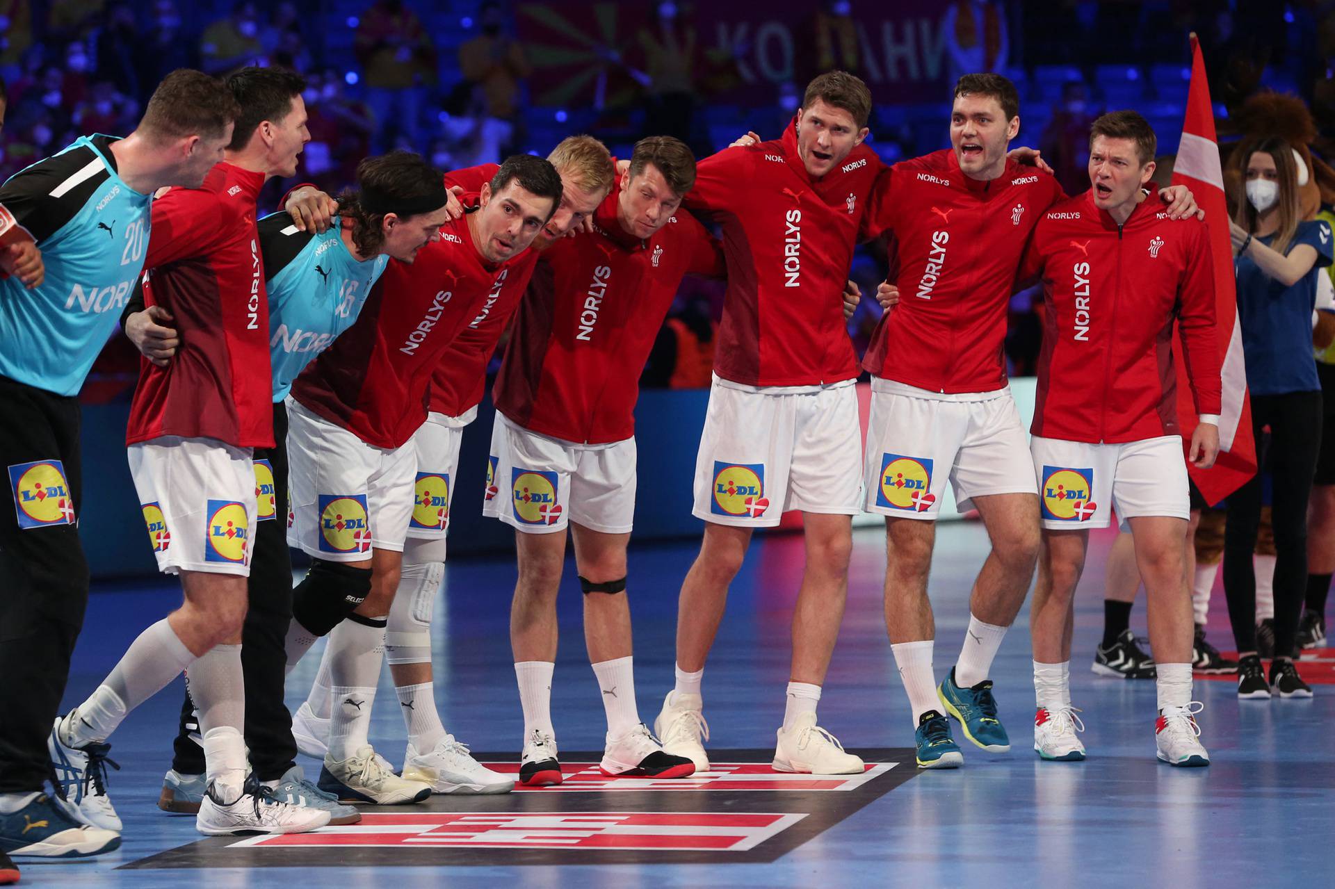EHF 2022 Men's European Handball Championship - Group A - North Macedonia v Denmark