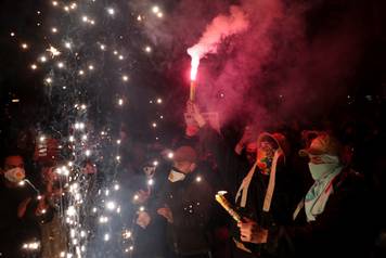 Protest against the detention of Istanbul Mayor Ekrem Imamoglu, in Istanbul