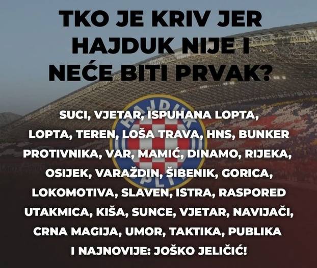 FOTO Najbolji memeovi derbija: Tovar na aparatima, Riva na -10