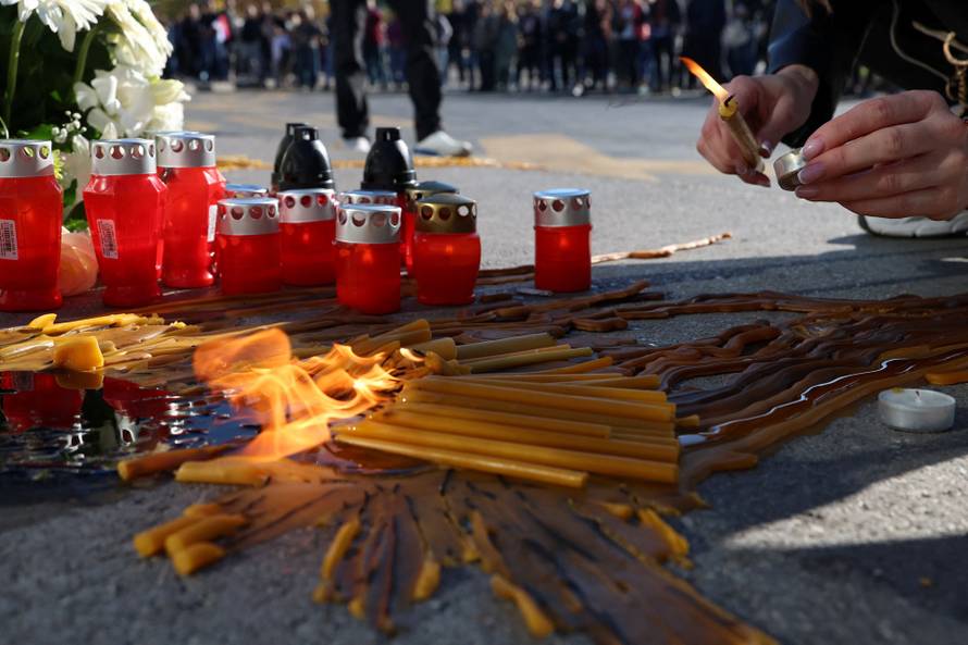 First anniversary of the fatal November 2024 Novi Sad railway station canopy collapse, in Novi Sad