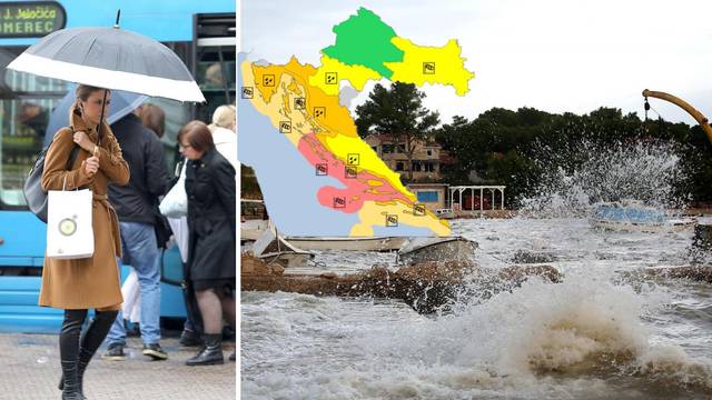 Zacrvenila se Hrvatska: Kiši se ne nazire kraj, prijete i poplave