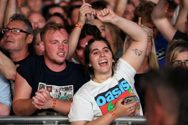 Oasis' first show in 15 years, at Cardiff Principality Stadium