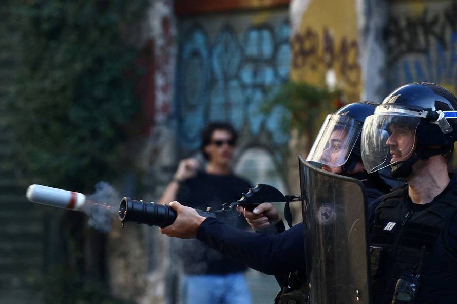 Nationwide protests in France against the cost of living