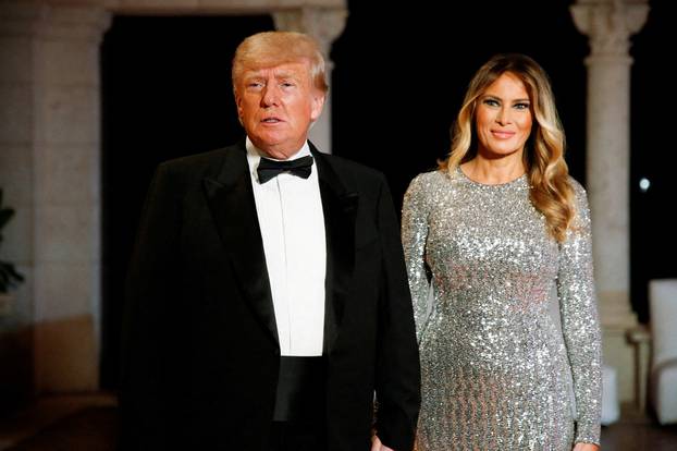 FILE PHOTO: Trump hosts New Year's Eve party at his Mar-a-Lago resort, in Palm Beach, Florida