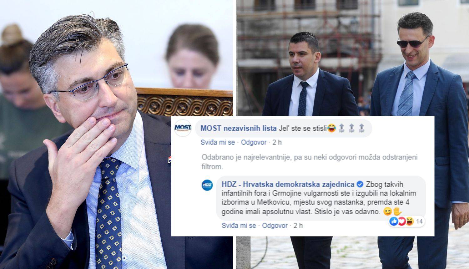 Most HDZ-u: Jel' ste se stisli? HDZ: Stislo je vas odavno...