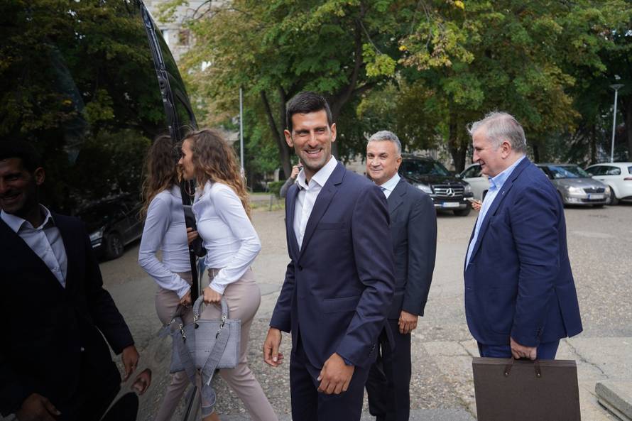 Beograd: Novak Đoković sa suprugom i djecom na vjenčanju brata Dorđa Đokovića