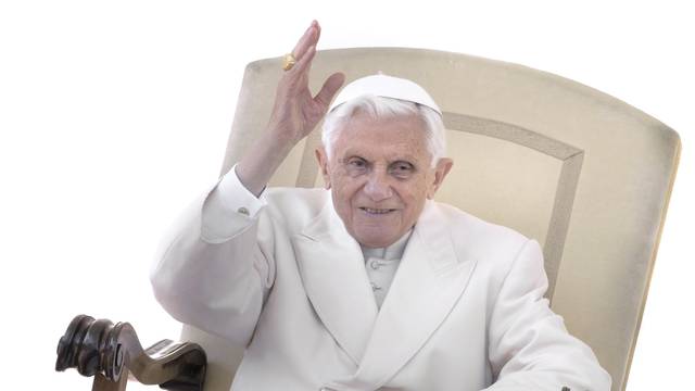 Pope Benedict XVI during his weekly general audience in St. Peter square at the Vatican, Wednesday. 14  march, 2012