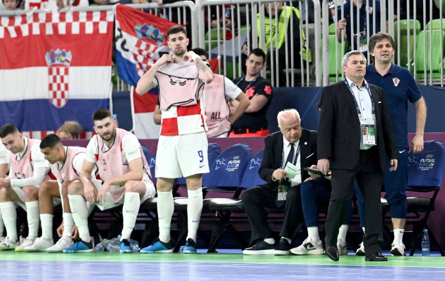 Susret Hrvatske i Španjolske u polufinalu Europskog prvenstva u futsalu