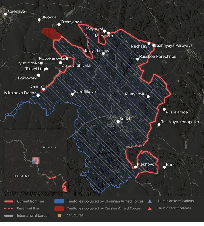 Pogledajte najnovije karte. Rusi nezaustavljivo napreduju na istoku Ukrajine i u regiji Kursk