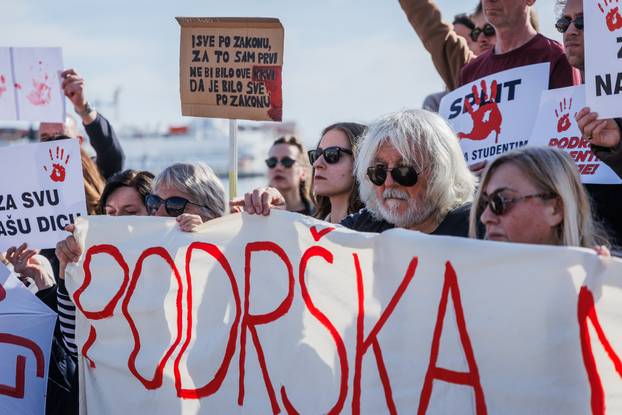 Split: Skup solidarnosti za studente u Srbiji
