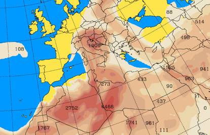 'Ovog tjedna mogu se očekivati veće količine saharskog pijeska'