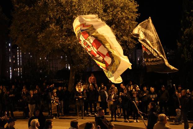 Split: Održan mimohod Torcide za Vukovar