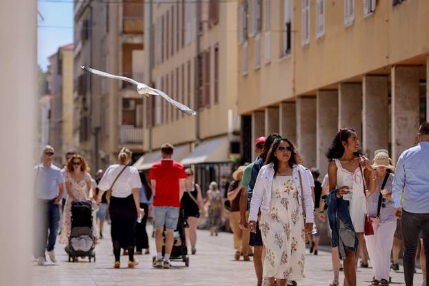Zadar: Subotnje prijepodne u centru grada