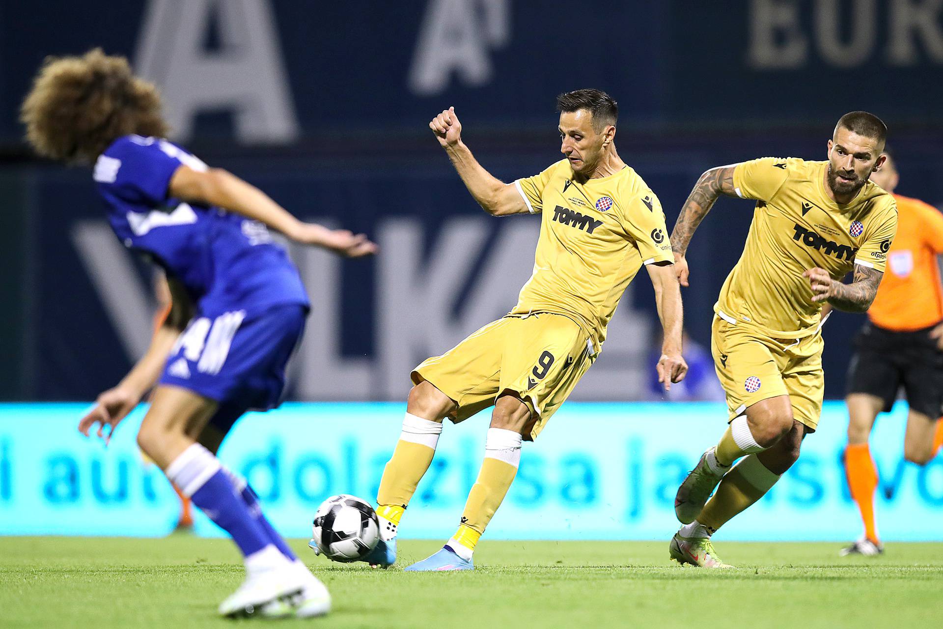 Dinamo i Hajduk u utakmici Superkupa na stadionu u Maksimiru