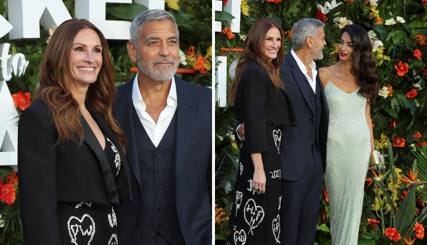 Julia Roberts i George Clooney opet glume zajedno, a Amal sve zadivila u pripijenoj haljini