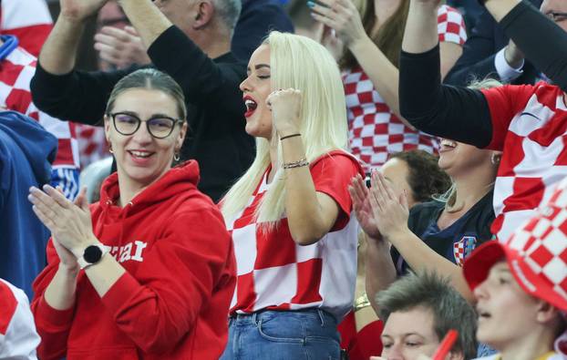 Navijači na utakmici Hrvatske i Islanda na Svjetskom rukometnom prvenstvu 