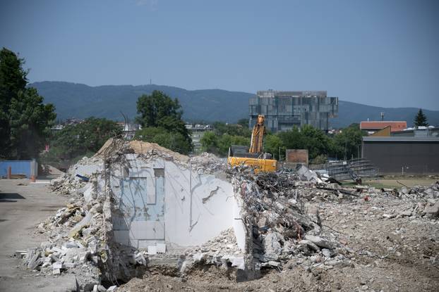 Zagreb: Rušenje stadiona u Kranjčevićevoj