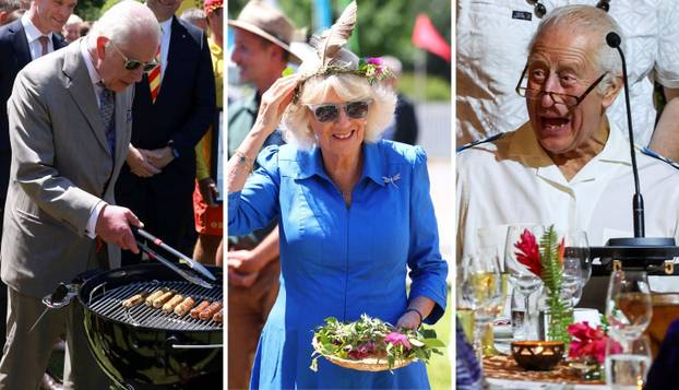 FOTO Roštiljali, posadili biljke, a pozdravila ih je i alpaka: Kralj Charles i Camilla završili turneju
