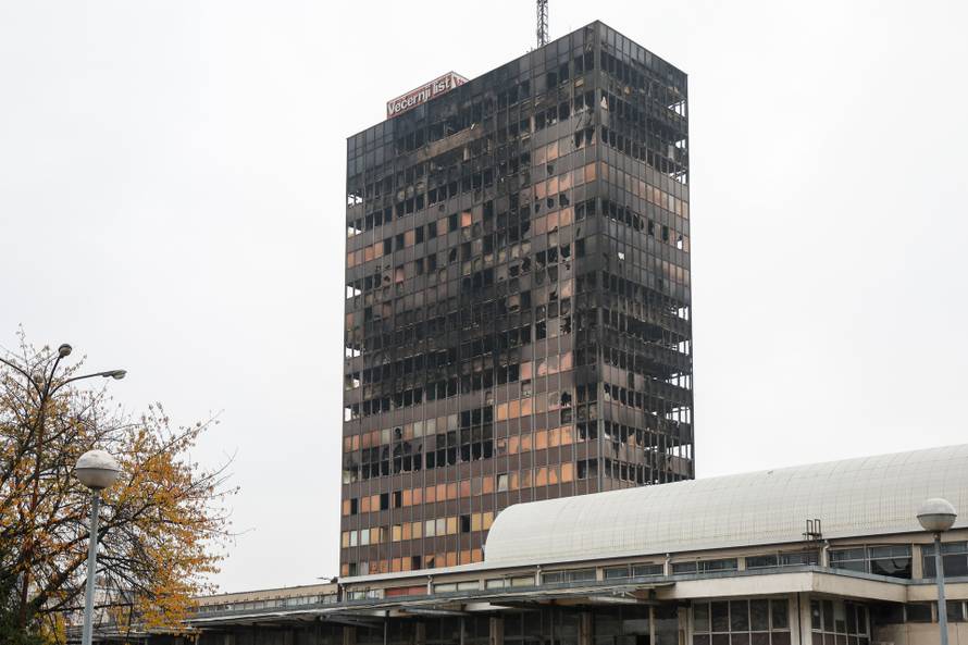 Zagreb: Vjesnikov neboder dva dana nakon požara, policijska istraga u tijeku
