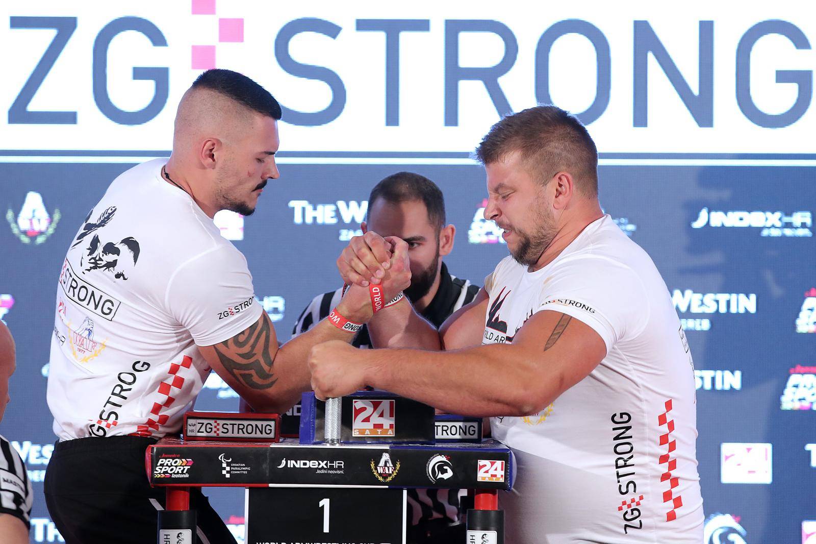 Zagreb: OdrÅ¾an Svjetski kup u obaranju ruke ZG Strong 2019.