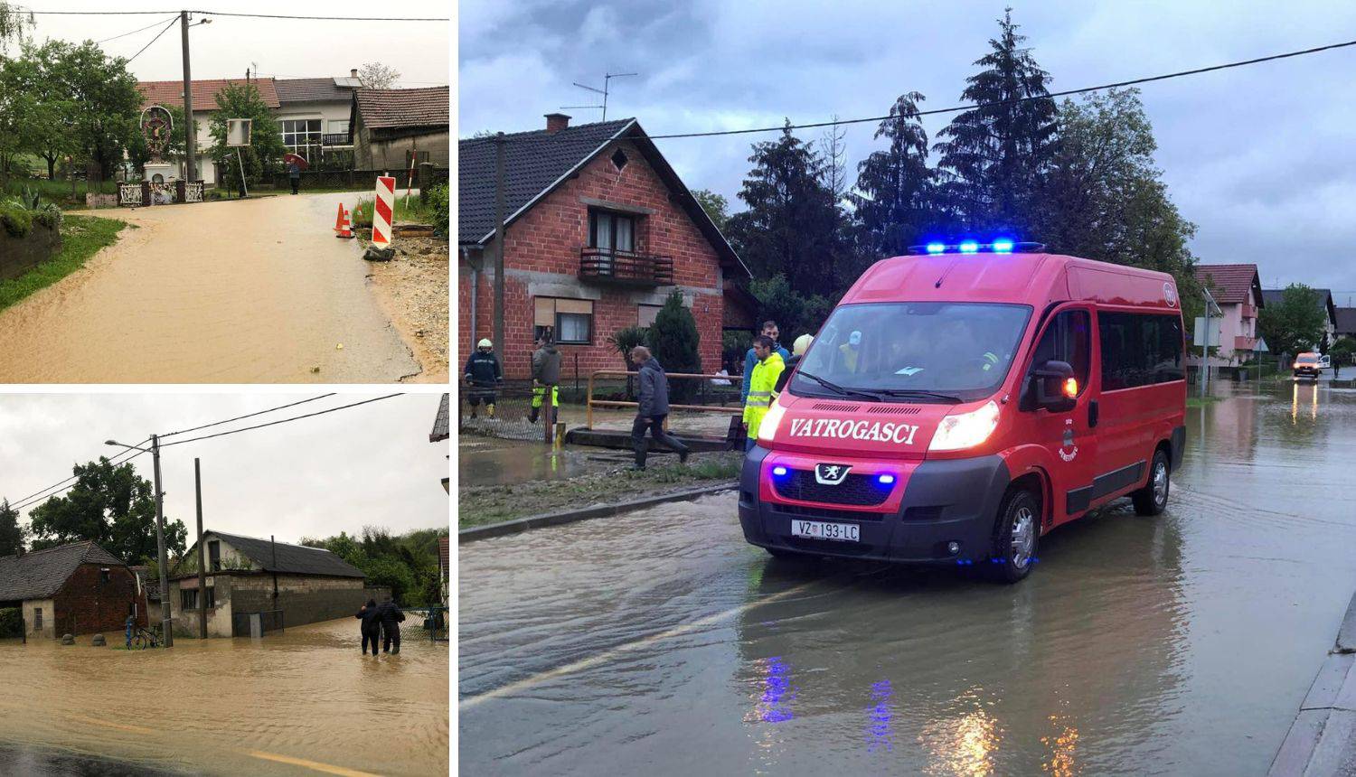 FOTO Kaos i na sjeveru, brojne ceste i kuće poplavile. Stričak: Strašno, sve snage su na terenu