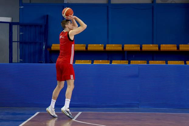 Zadar: Trening košarkaške reprezentacije u Jazinama