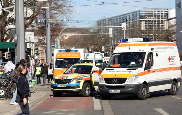 Car drives into crowd in German city of Mannheim