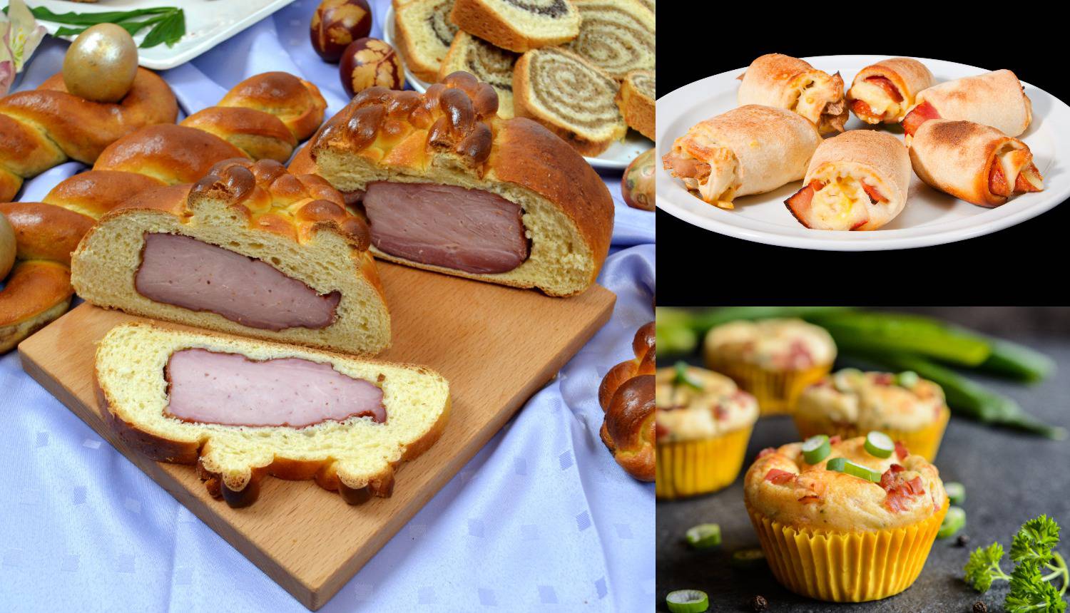 Uskrsna kuharica: Pripremite šunku u kruhu, muffine, kiflice