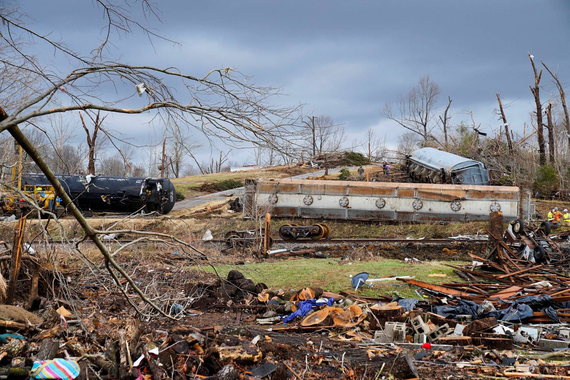 Devastating outbreak of tornadoes rips through several U.S. states