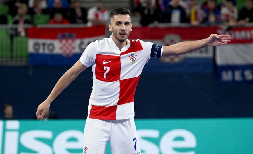 Susret Hrvatske i Španjolske u polufinalu Europskog prvenstva u futsalu