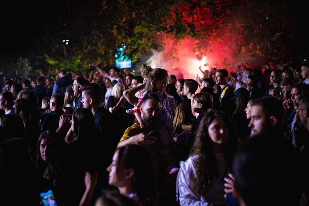 Mostar: Zrinjski s navijačima proslavio osvajanje Kupa BiH