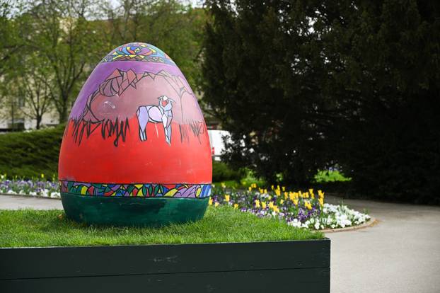 Zagreb: U centru grada postavljene velike pisanice