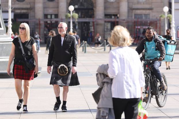 Zagreb: Škotski navijači stižu u grad