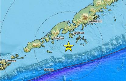Aljasku pogodio potres  od 7,4 Richtera, upozorili na tsunami