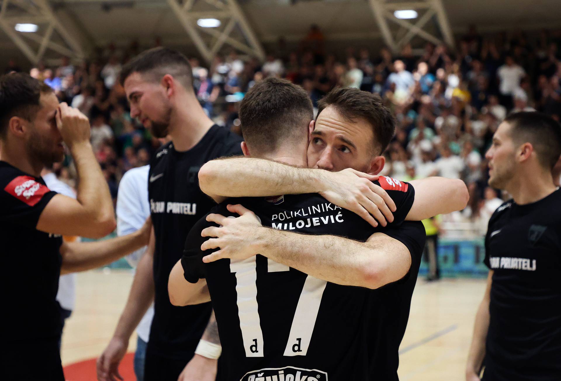 Omiš: 4. utakmica finala HMNL između Futsal Dinama i Olmissuma