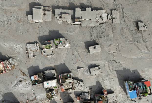 Aftermath of devastating floods in Trishuli