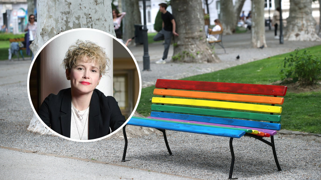 Kekin o klupi duginih boja u Zagrebu: 'Ova je klupa simbol da nećemo odustati od LGBTQ'