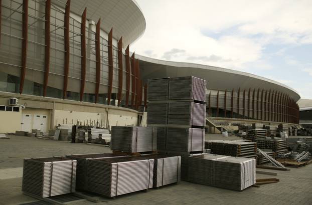 A view of the Arena Carioca, which was used for the Rio 2016 Olympic Games, is seen in Rio de Janeiro