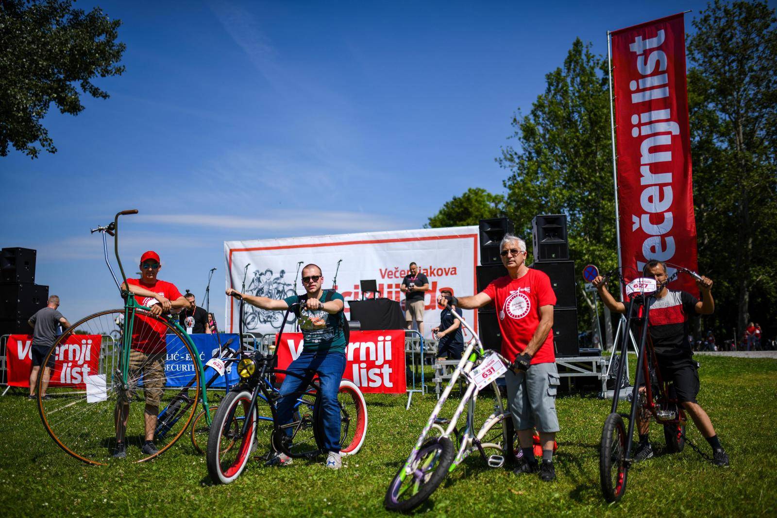 Završila je 39. Večernjakova biciklijada: Nakon pedaliranja započeo je tulum na Bundeku