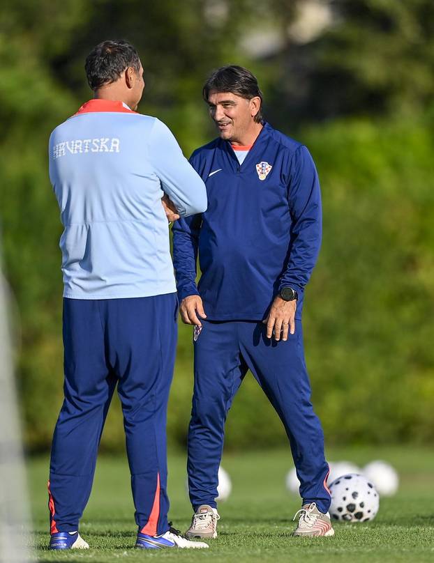 Zagreb: Trening nogometaša hrvatske nogometne reprezetacije