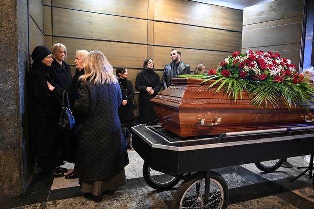 Zagreb: Posljednji ispraćaj Ivana Zvonimira Čička na Krematoriju