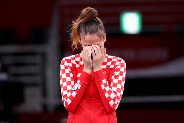 Dodjele medalja u taekwondou u kategoriji do 67 kilograma, Matea Jelić osvojila zlato