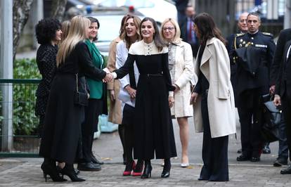 Modna kombinacija kraljice Letizie drugi dan u Zagrebu