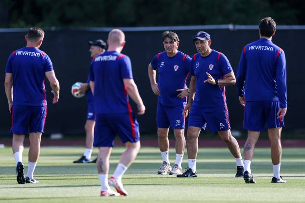 Alexandria: Trening hrvatske nogometne reprezentacije u trening kampu Biskupske gimnazije