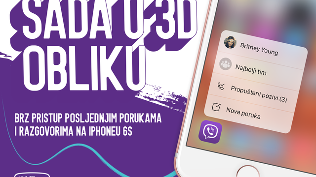 Viber dobio niz poboljšanja: U novoj verziji dodali 3D Touch