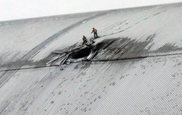 Russian drone hits Chornobyl shelter